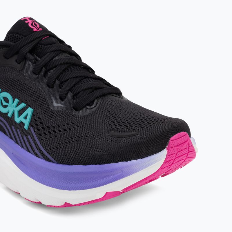 Laufschuhe für Damen Hoka Clifton 11 black/neon nebula 7