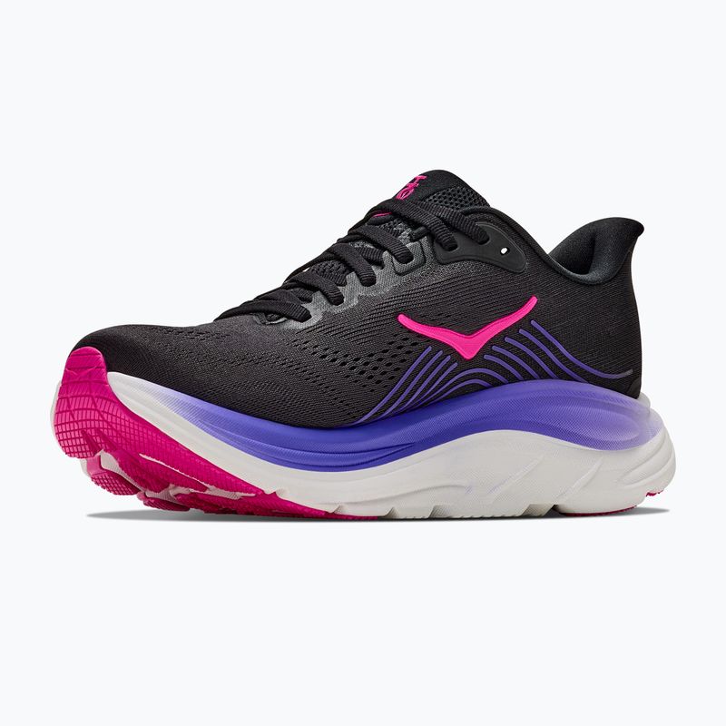 Laufschuhe für Damen Hoka Clifton 11 black/neon nebula 2