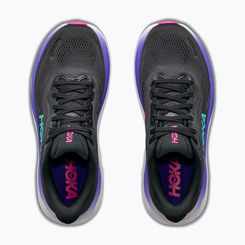 Laufschuhe für Damen Hoka Clifton 11 black/neon nebula 5
