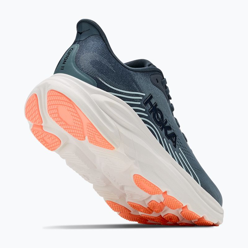 Laufschuhe für Damen Hoka Clifton 11 faded navy/glimmering blue 3