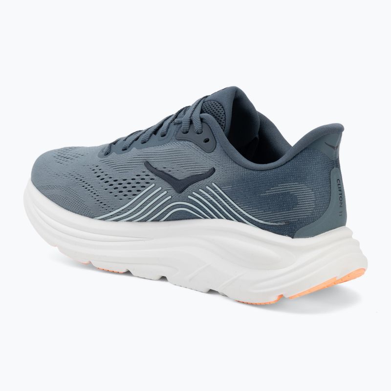 Laufschuhe für Damen Hoka Clifton 11 faded navy/glimmering blue 3