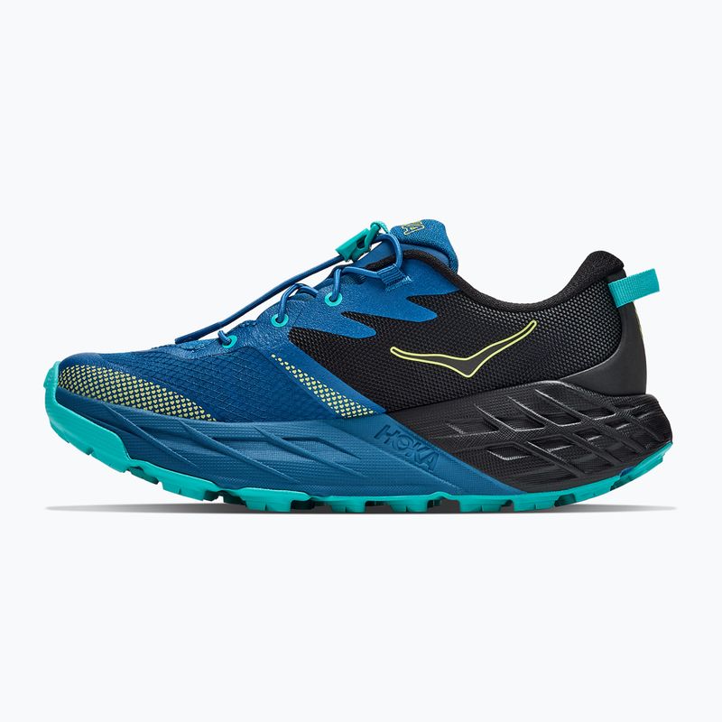 Kinder-Laufschuhe HOKA Speedgoat 7 black/night glow blue 3