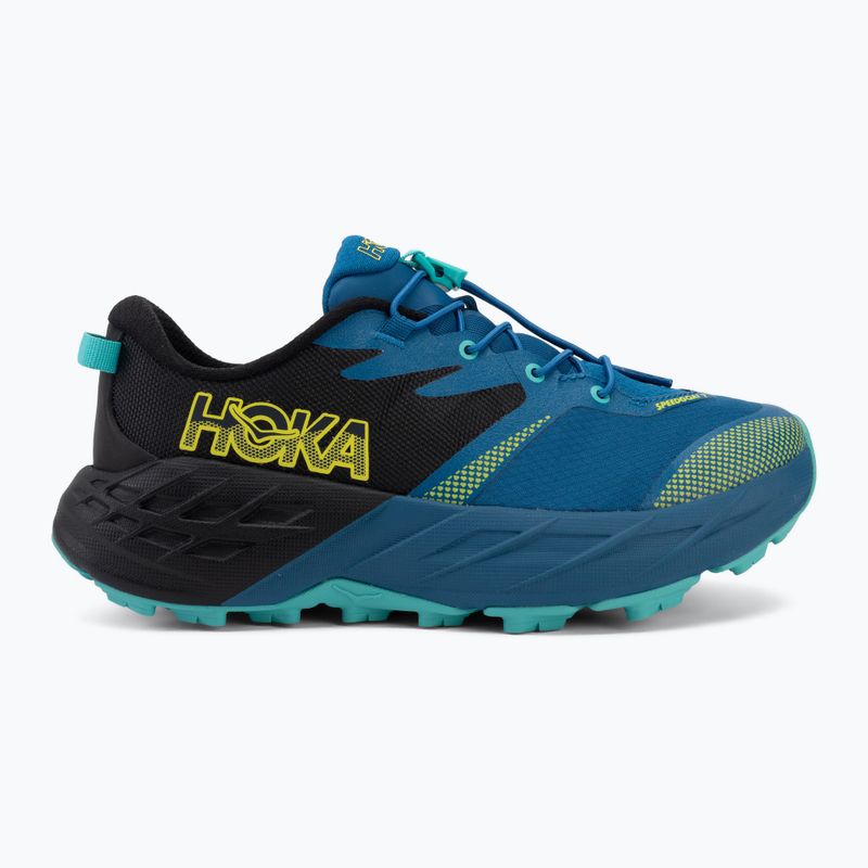 Kinder-Laufschuhe HOKA Speedgoat 7 black/night glow blue 2