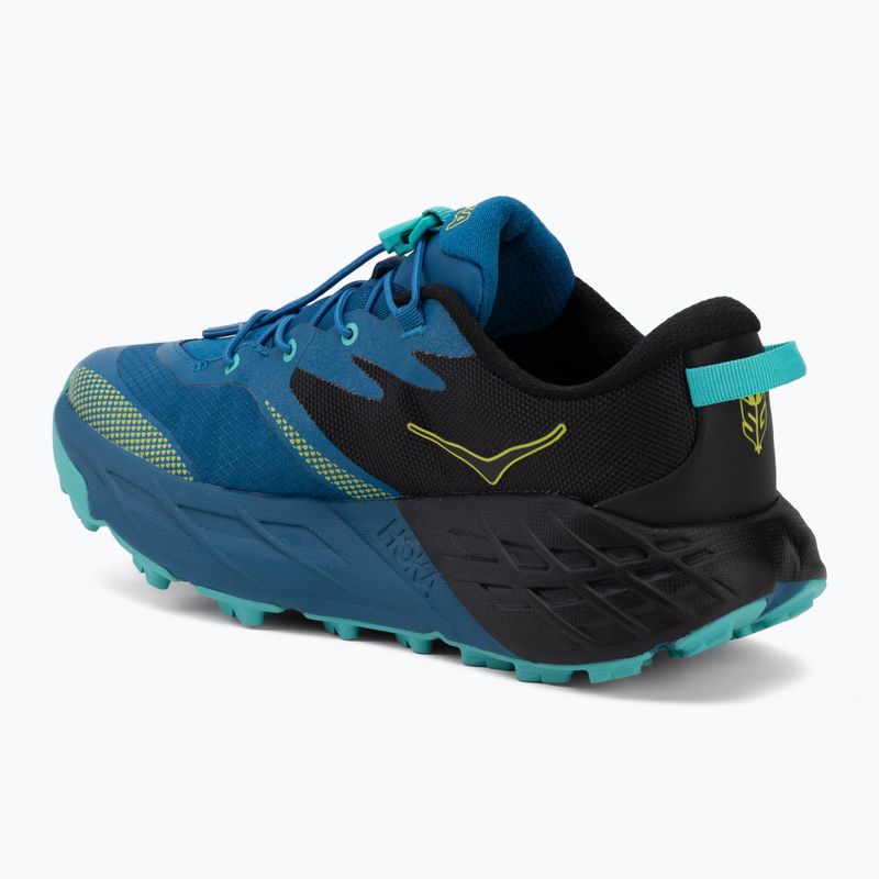 Kinder-Laufschuhe HOKA Speedgoat 7 black/night glow blue 3