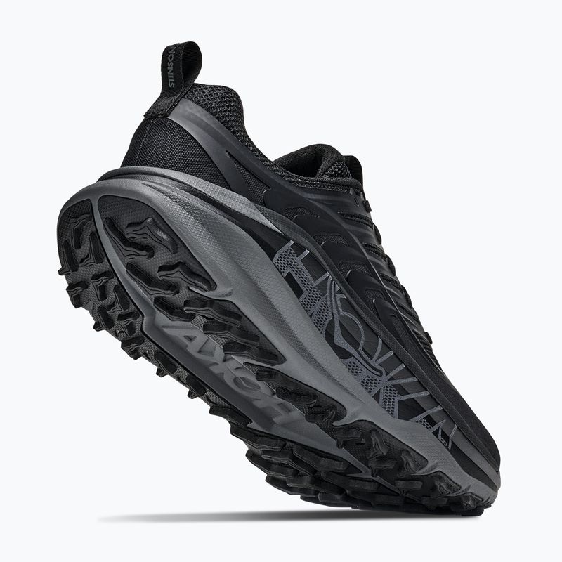 Herren-Laufschuhe HOKA Stinson 8 black/outer orbit 5
