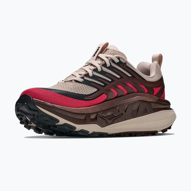 Herren-Laufschuhe HOKA Stinson 8 river rock grey/spiced chocolate 4