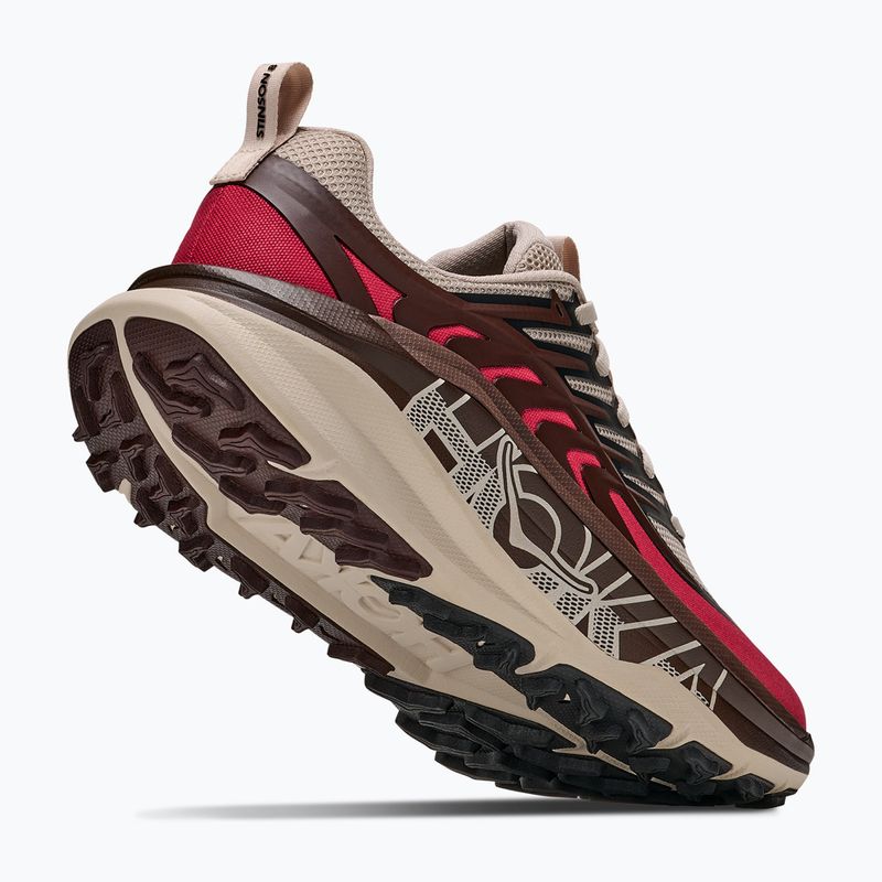 Herren-Laufschuhe HOKA Stinson 8 river rock grey/spiced chocolate 5