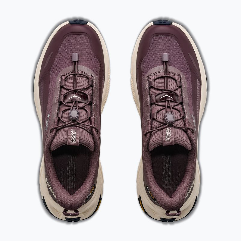 Damen-Wanderschuhe HOKA Transport 2 GTX smoky quartz/deep mauve 8