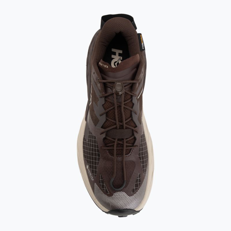 Herren-Laufschuhe HOKA Speedgoat 7 GTX spiced chocolate/river rock grey 5
