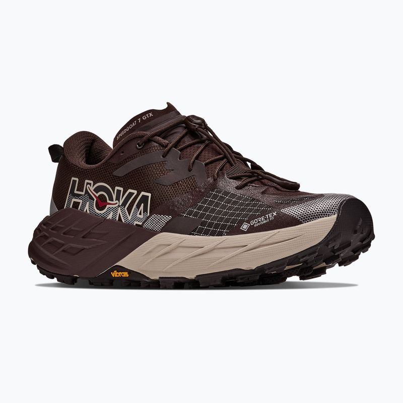 Herren-Laufschuhe HOKA Speedgoat 7 GTX spiced chocolate/river rock grey