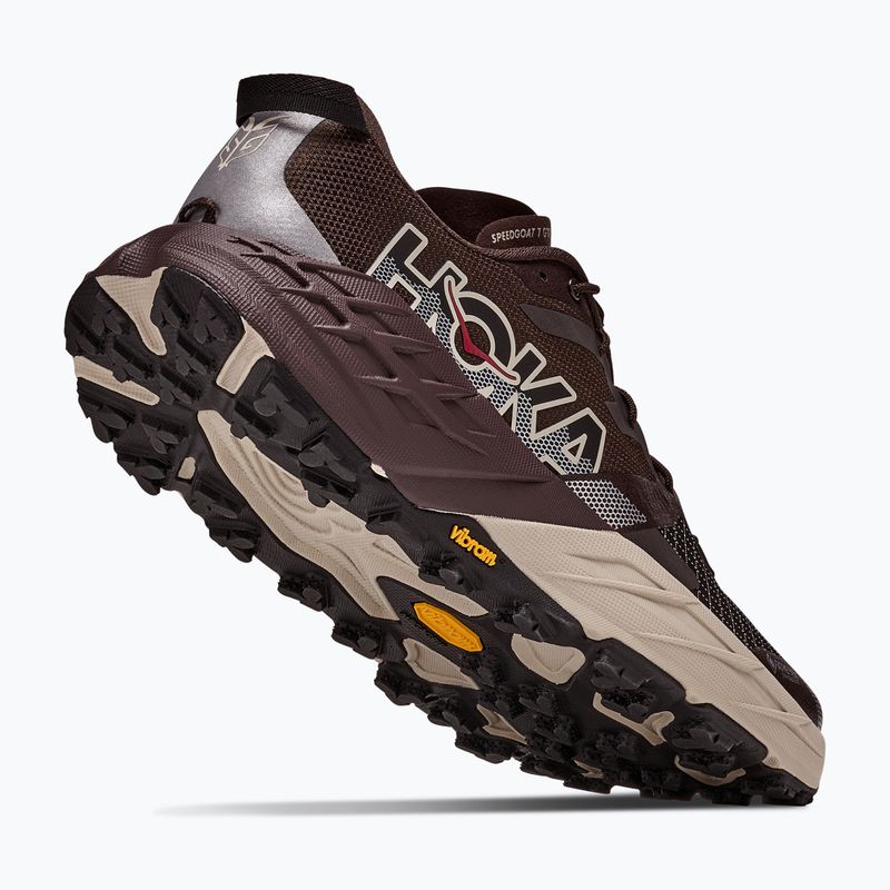Herren-Laufschuhe HOKA Speedgoat 7 GTX Wide spiced chocolate/river rock grey 5