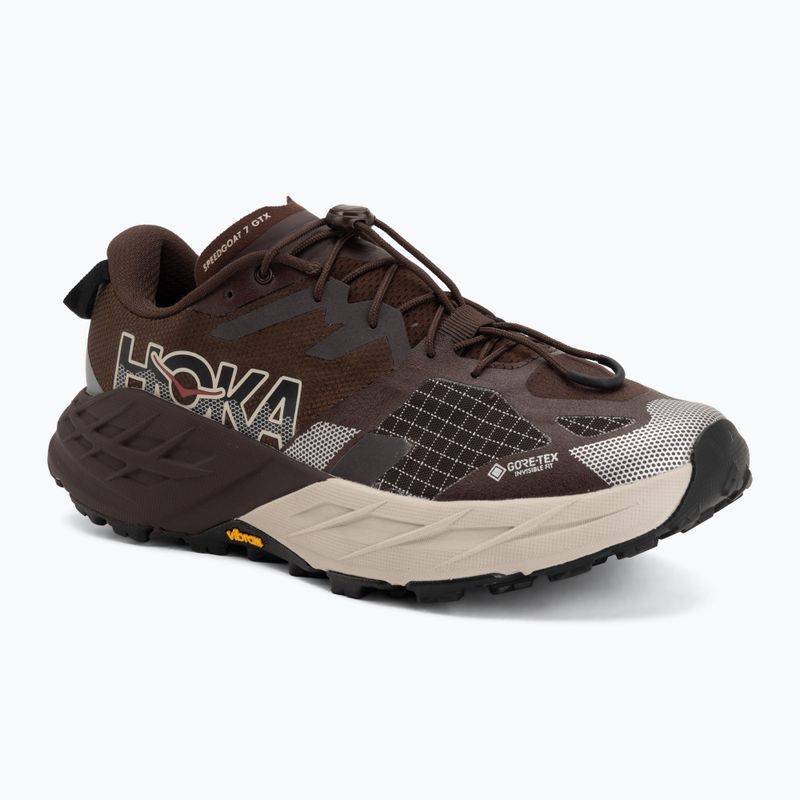 Herren-Laufschuhe HOKA Speedgoat 7 GTX Wide spiced chocolate/river rock grey