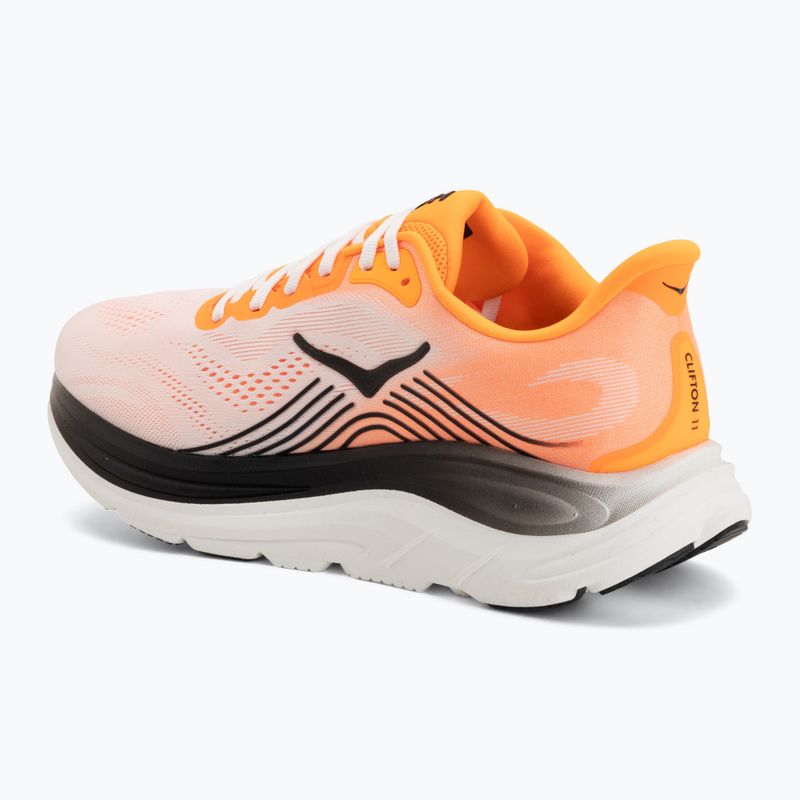 Herren-Laufschuhe HOKA Clifton 11 Wide neon tangerine/frost 3