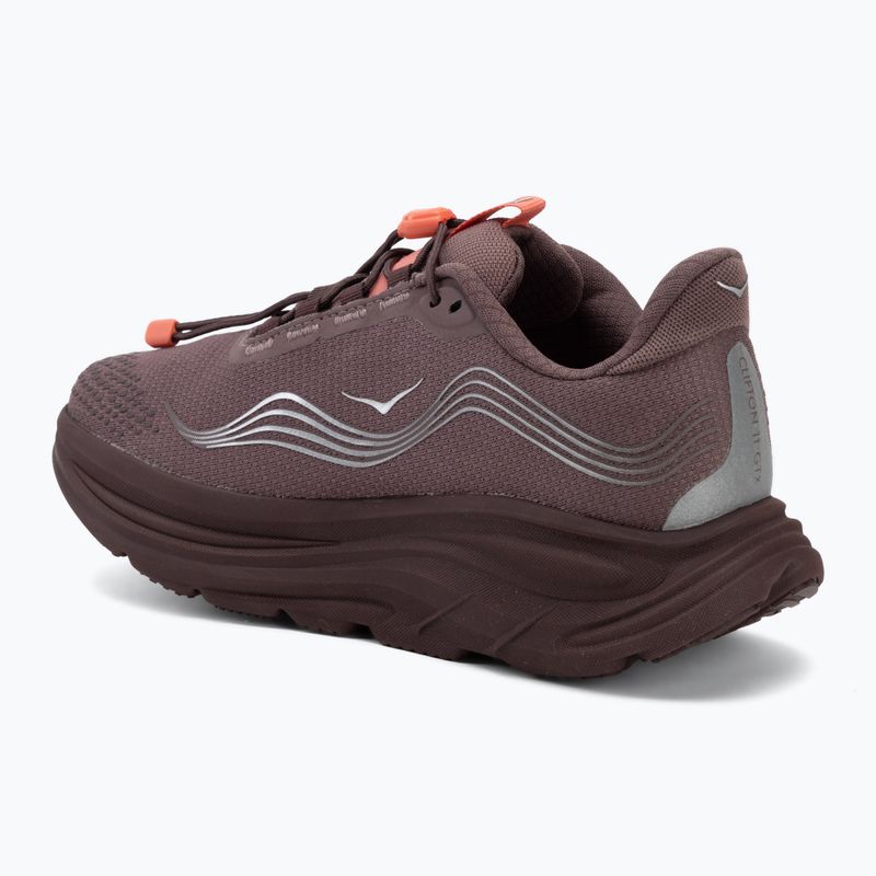 Laufschuhe für Damen HOKA Clifton 11 GTX Wide smoky quartz/deep mauve 3