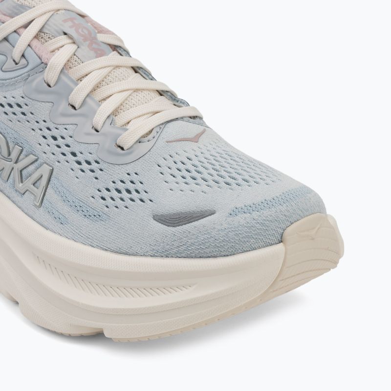 Laufschuhe für Damen HOKA Bondi 9 GLM alabaster/mineral blue 7