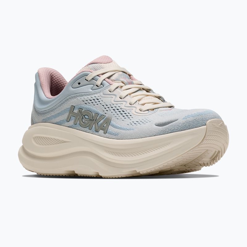 Laufschuhe für Damen HOKA Bondi 9 GLM alabaster/mineral blue