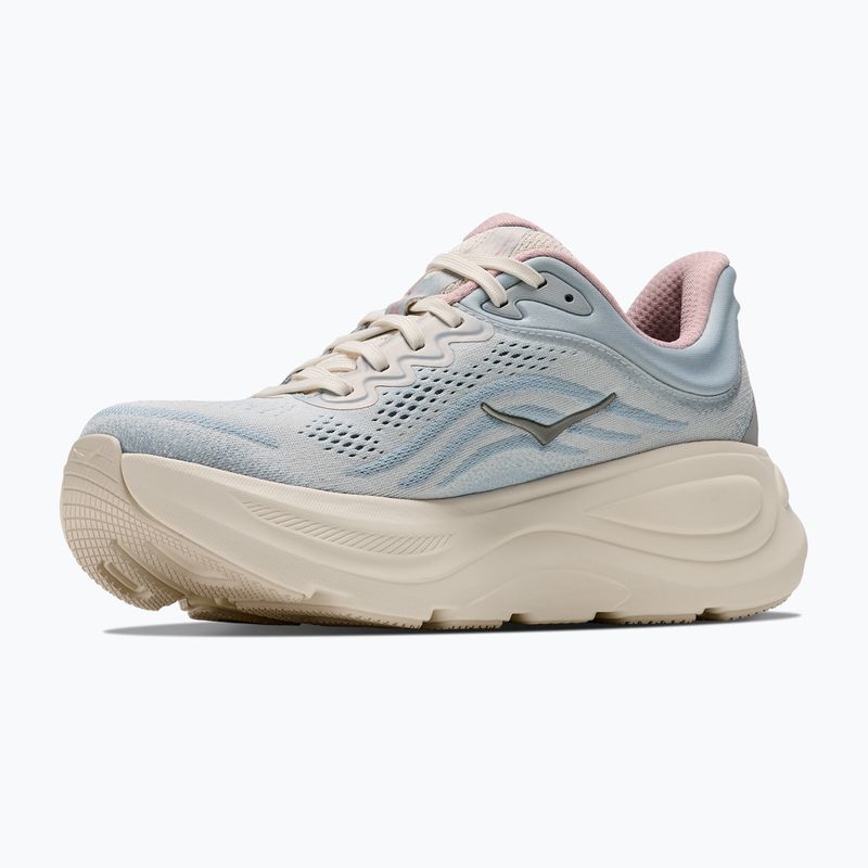 Laufschuhe für Damen HOKA Bondi 9 GLM alabaster/mineral blue 2