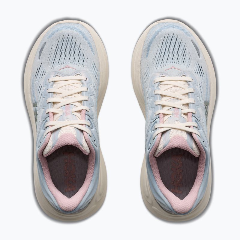 Laufschuhe für Damen HOKA Bondi 9 GLM alabaster/mineral blue 5