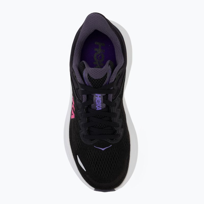 Laufschuhe für Damen HOKA Bondi 9 black/neon dragonfruit 5