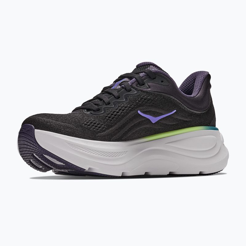 Laufschuhe für Damen HOKA Bondi 9 black/neon dragonfruit 2