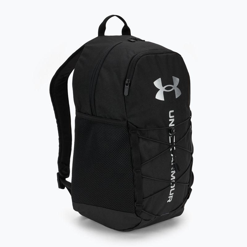 Rucksack Under Armour Hustle Sport 6.0 26 l black/black/metallic silver 2