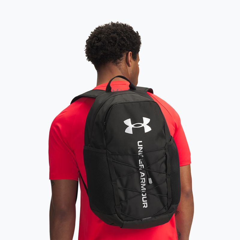 Rucksack Under Armour Hustle Sport 6.0 26 l black/black/metallic silver 10