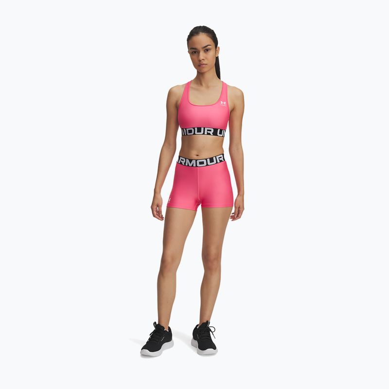 Damen Shorts Under Armour HG Authentics horizon super pink/weiß 2