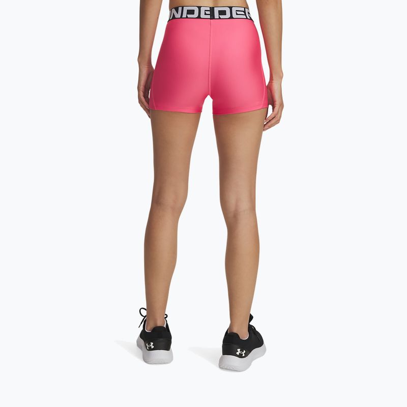 Damen Shorts Under Armour HG Authentics horizon super pink/weiß 3