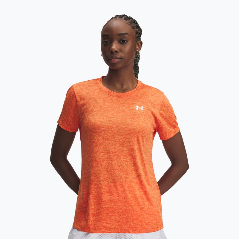 Trainingsshirt Damen Under Armour Tech Twist orange base/white