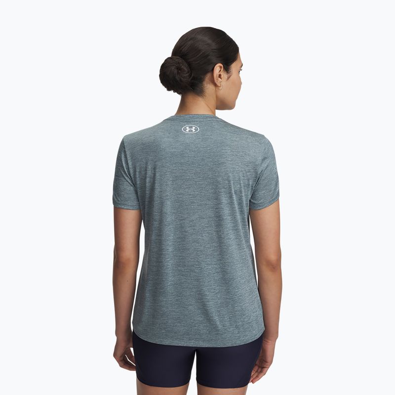 Trainingsshirt Damen Under Armour Tech Twist jasper blue/white 2