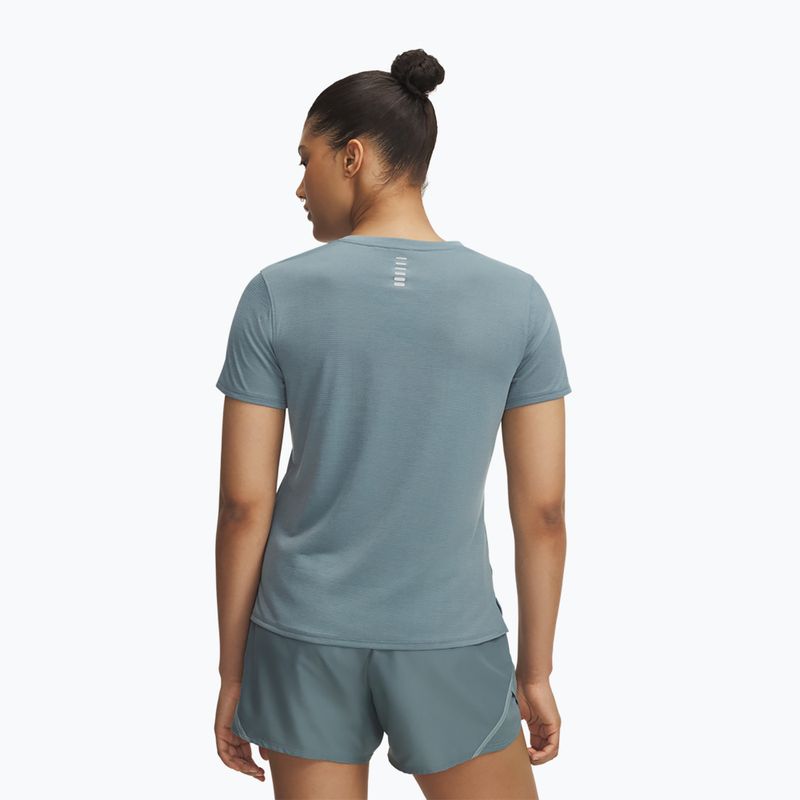 Laufshirt Damen Under Armour Launch jasper blue/reflective 2