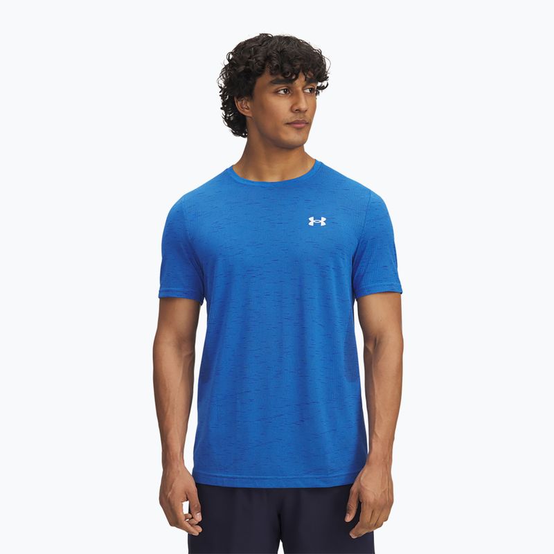 Trainingsshirt Herren Under Armour Vanish Seamless blue atlantis/white