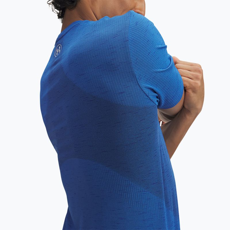 Herren Trainingsshirt Under Armour Vanish Seamless blue atlantis/white 3