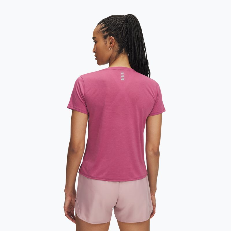 Damen-Laufshirt Under Armour Launch Fuchsia Dusk/Reflective 2