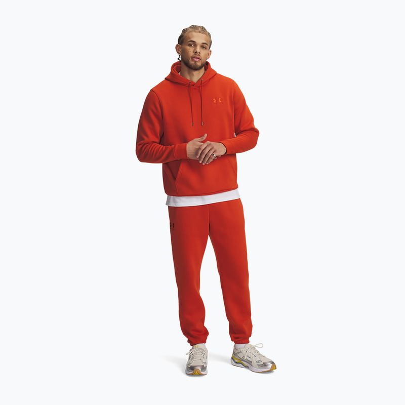 Herren Trainingshose Under Armour Essential Fleece Joggers surplus orange/surplus orange 2