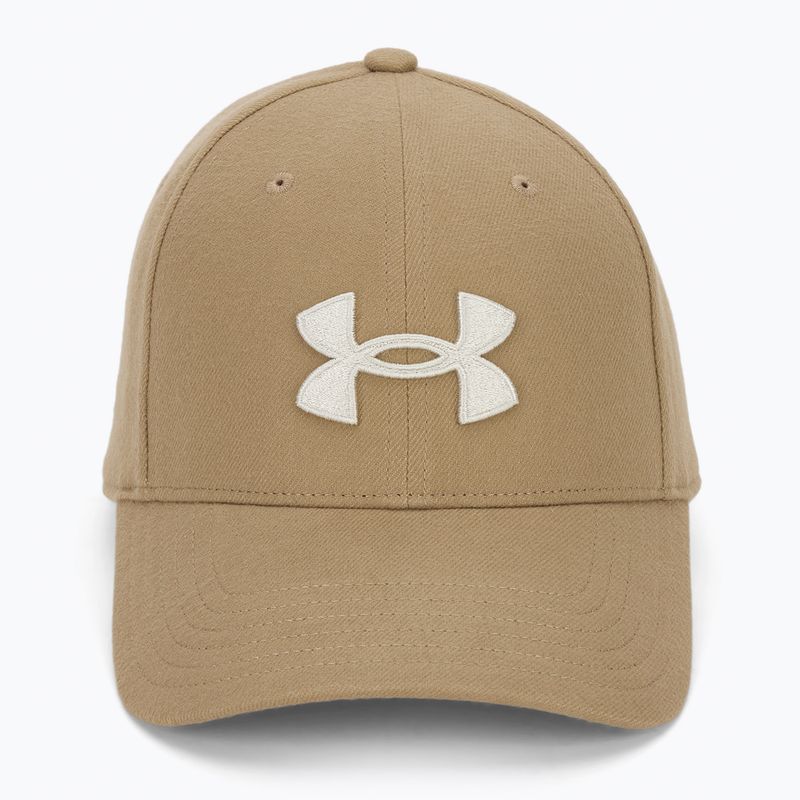 Cap Herren Under Armour Blitzing Low Brushed camel/summit white 2