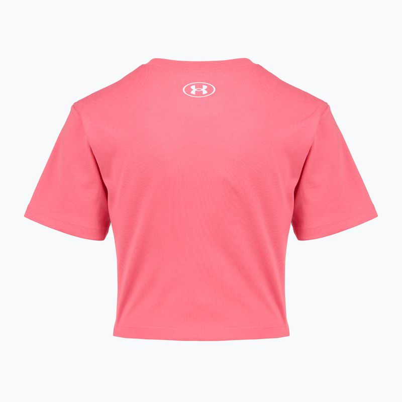 Kinder T-Shirt Under Armour Rival pink 2