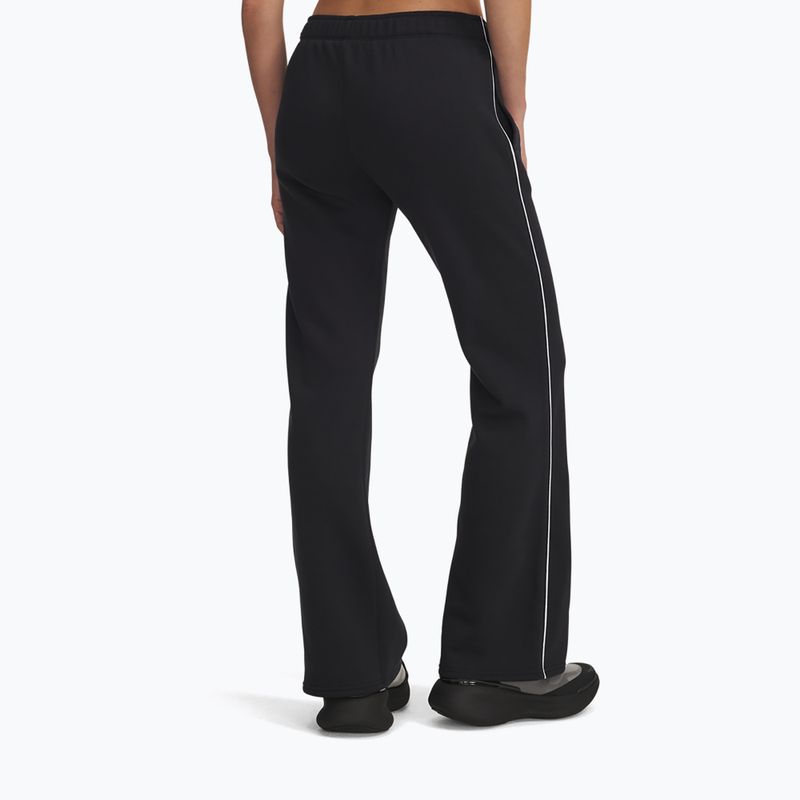 Hose Damen Under Armour Rival Fleece Piped black/white 3