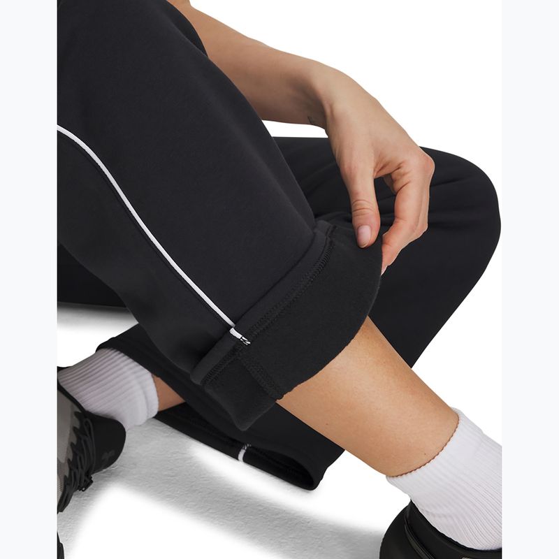 Hose Damen Under Armour Rival Fleece Piped black/white 4