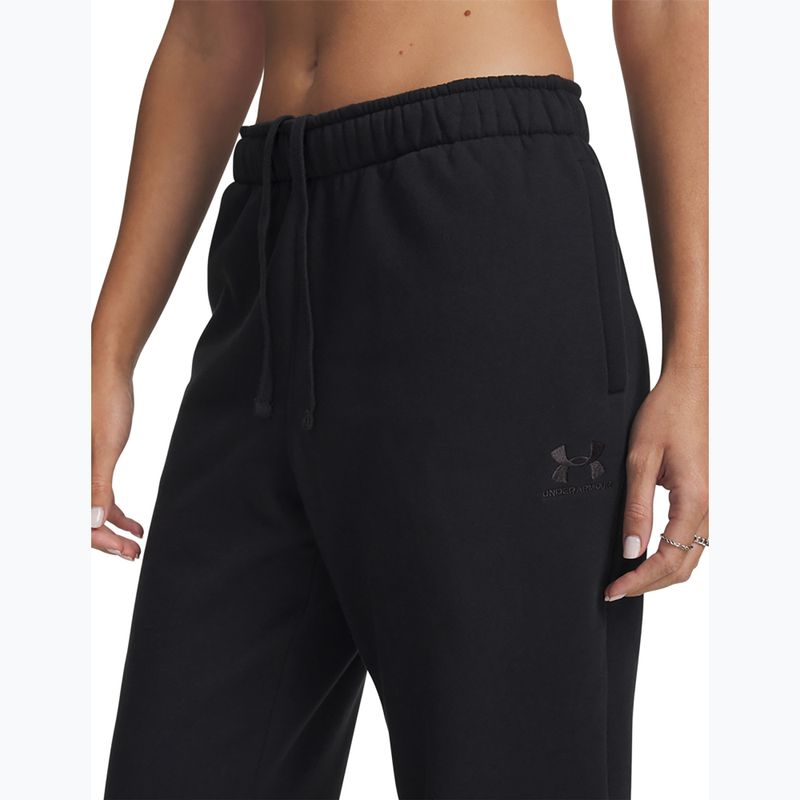 Damen-Trainingshose Under Armour Icon Vida Fleece Jogger black/black 4