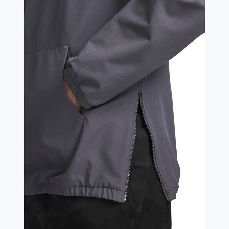 Herren-Hoodie Under Armour Unstoppable Woven Hoodie castlerock/white 3