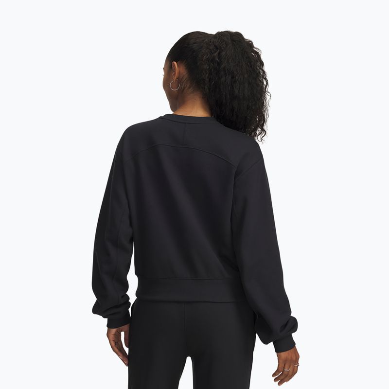 Damen Trainingspullover Under Armour Icon Vida Fleece Crew black/black 2