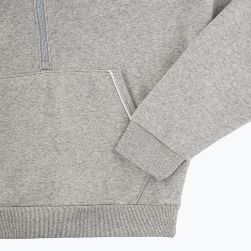 Hoodie Sweatshirt Damen Under Armour Rival Fleece Piped HZ Hoodie mod gray light heather/white 5