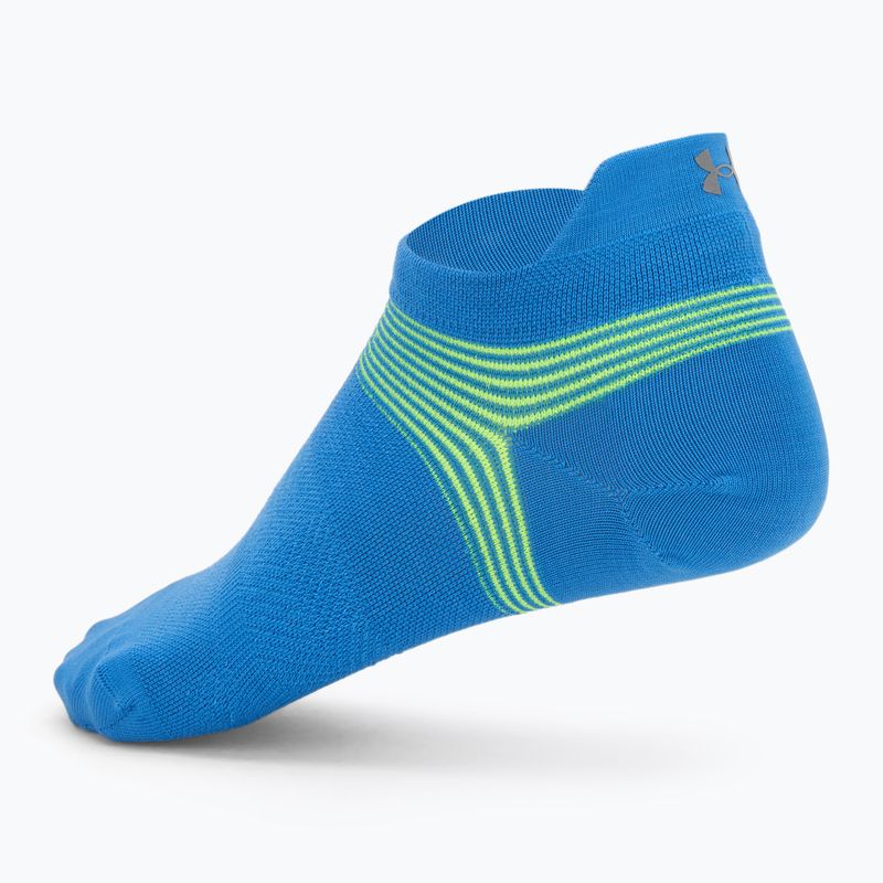 Herren Socken Under Armour Dry Run Lite No Show 3 Paar blue atlantis/schwarz/reflektierend 5