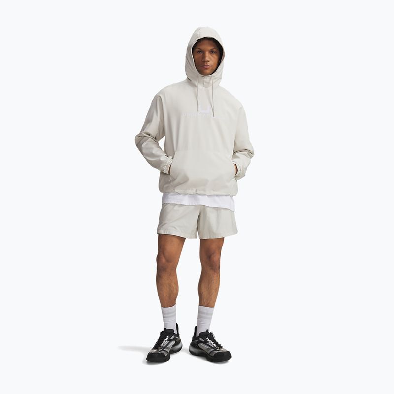 Herren-Hoodie Under Armour Unstoppable Woven Hoodie summit white/white 2