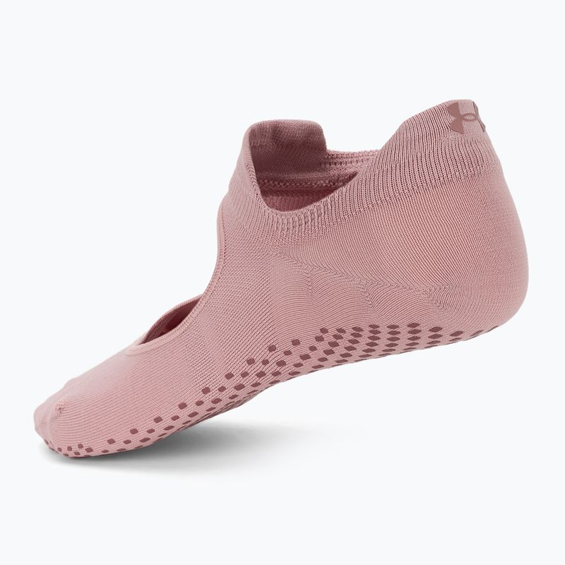 Socken Damen Under Armour Breathe Balance 2 Paar tourmaline pink/maroon mist/halo gray 2