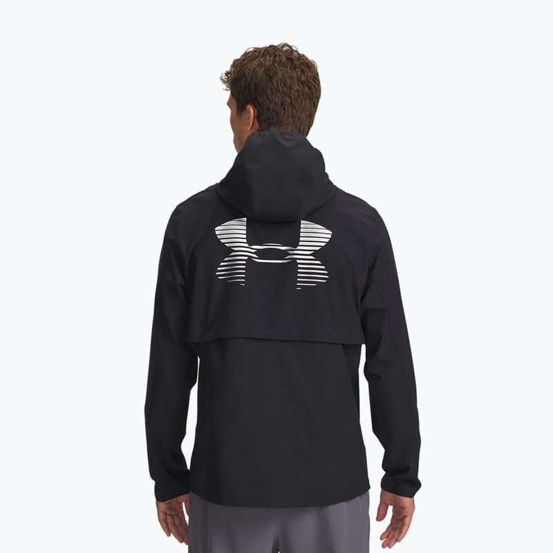 Herren-Laufjacke Under Armour Velociti Pro Storm black/black/reflective 2