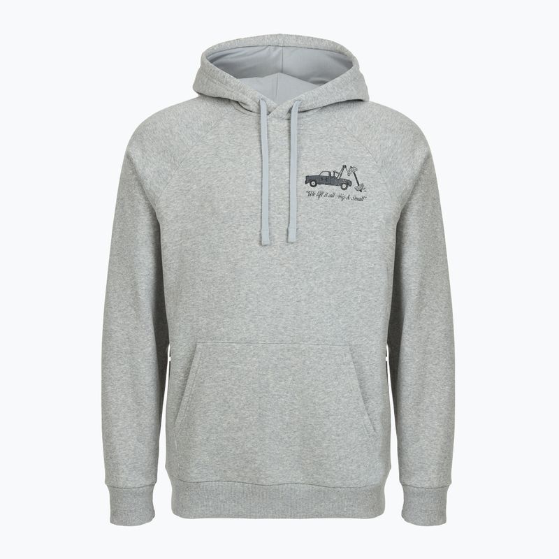 Hoodie Sweatshirt Herren Under Armour Rival Fleece HBR Logo Hoodie mod gray light heather/castlerock 4