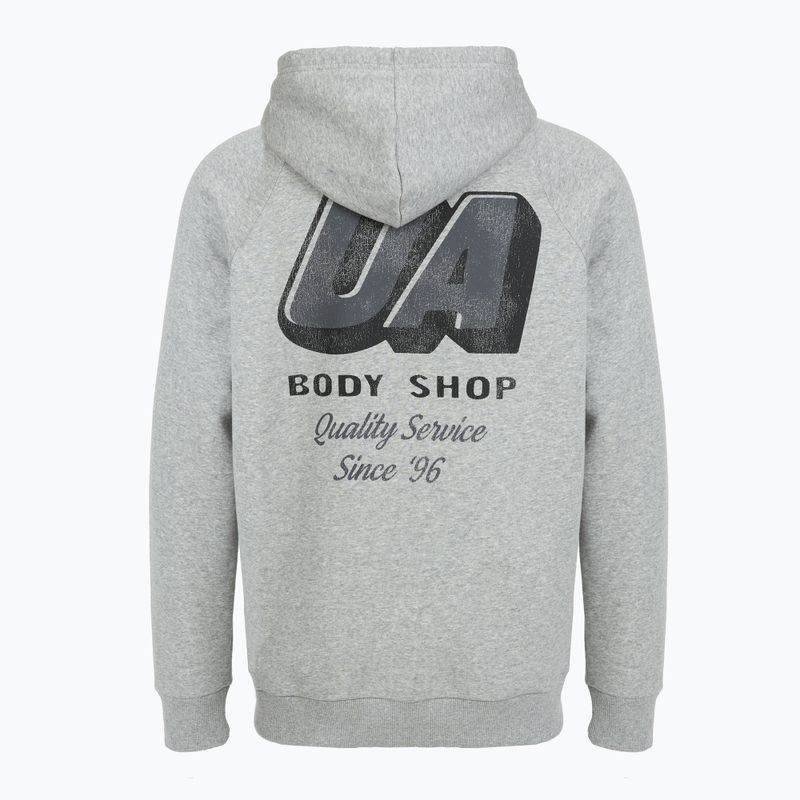 Hoodie Sweatshirt Herren Under Armour Rival Fleece HBR Logo Hoodie mod gray light heather/castlerock 5