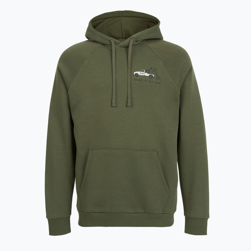 Hoodie Sweatshirt Herren Under Armour Rival Fleece HBR Logo Hoodie marine od green/stone 4